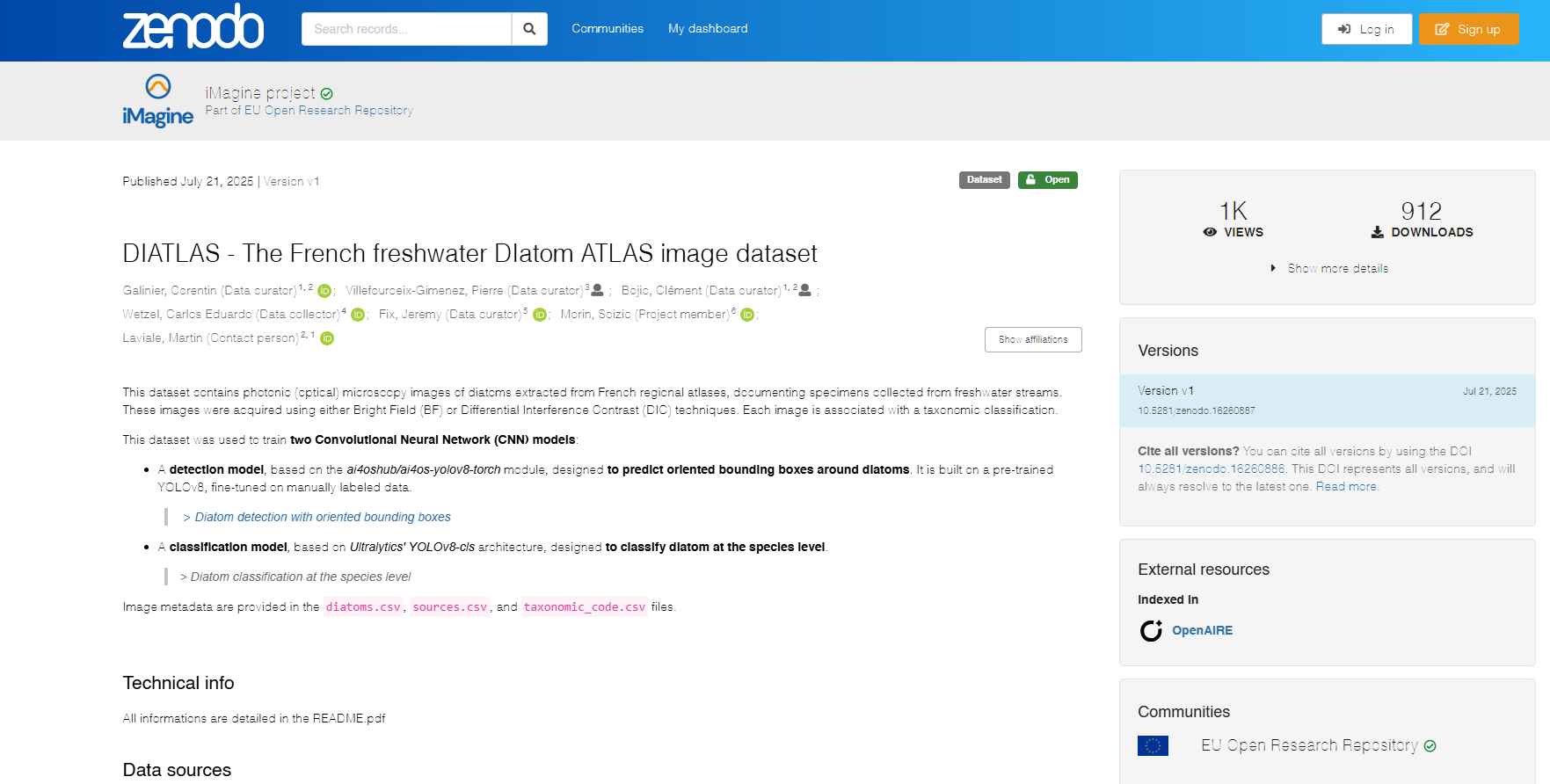 DIATLAS dataset